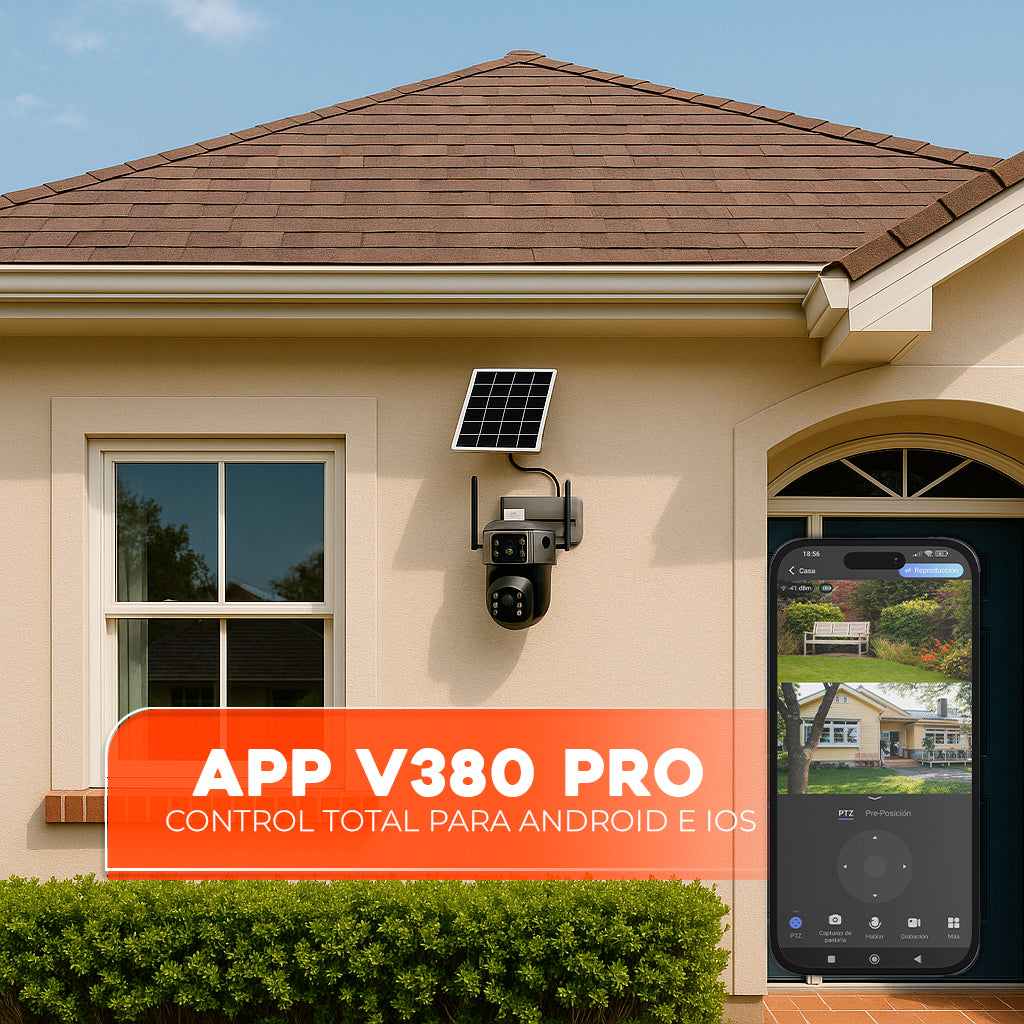 Cámara Solar Binocular exterior