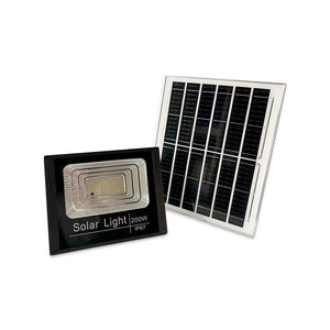 foco solar 200w exterior y jardin